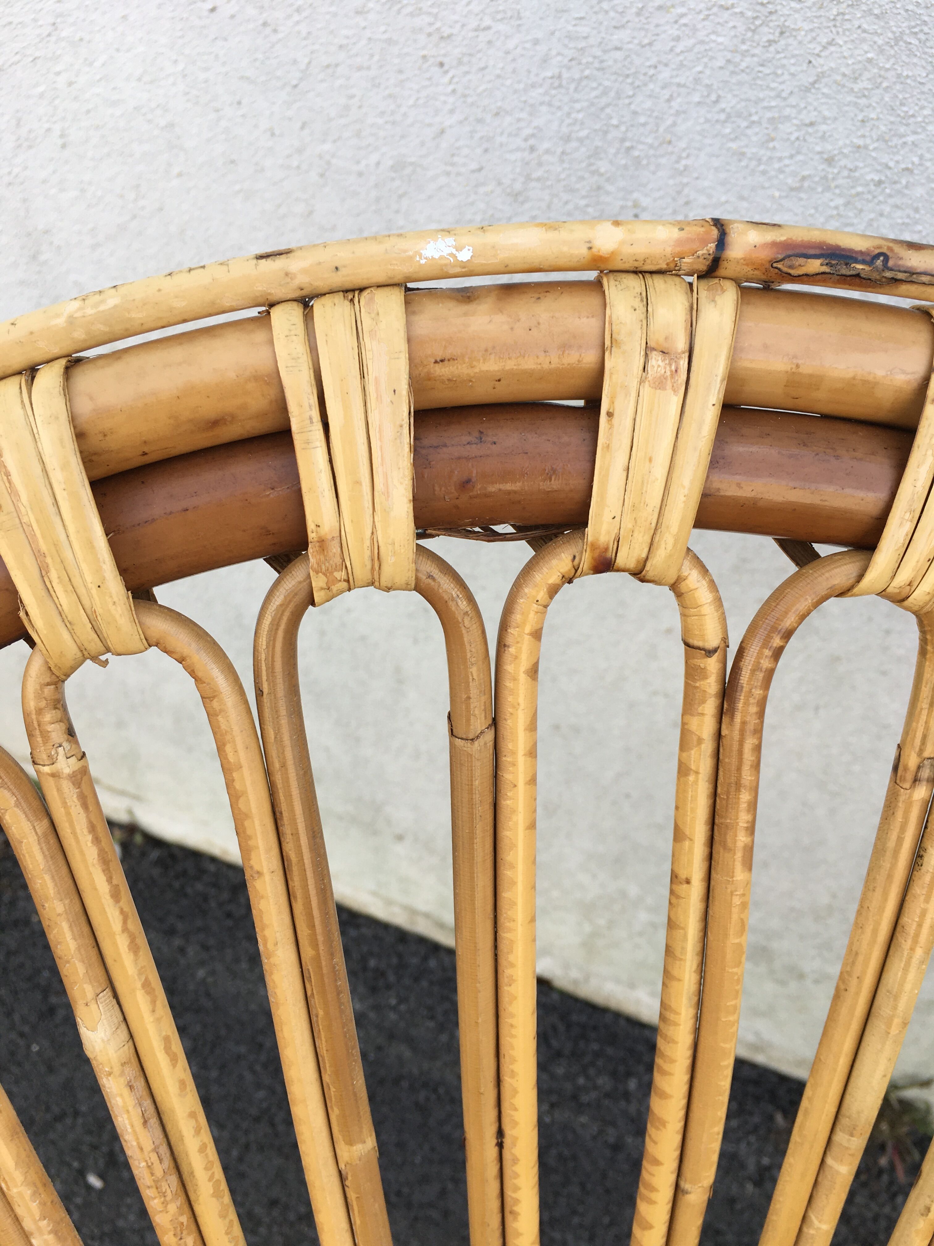 Vintage rattan chair
