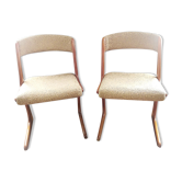 Paire de chaises Jerk des années 1960