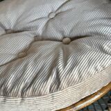 Fauteuil paon vintage de style balinais