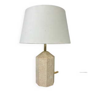 lampe en travertin, années