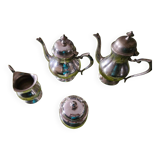 Service à thé - café en métal argenté