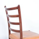 Ensemble de 6 chaises à repas Johannes Andersen, années 1960