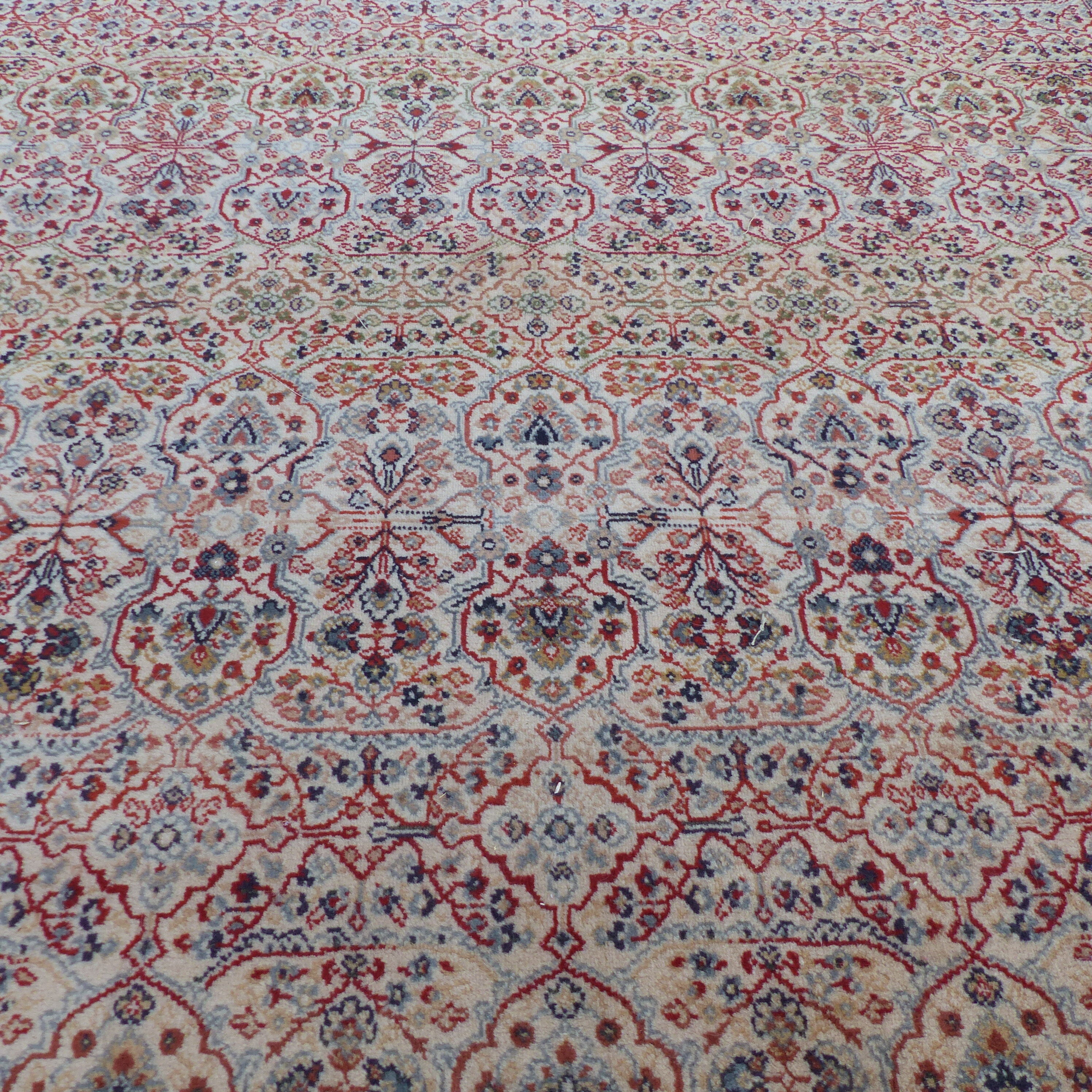 Tefzet oriental rug knotted hand wool on wool