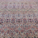 Tefzet oriental rug knotted hand wool on wool