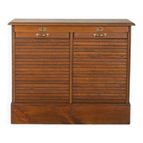Unique Art Deco roll-top cabinet from the 1930s