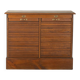 Unique Art Deco roll-top cabinet from the 1930s