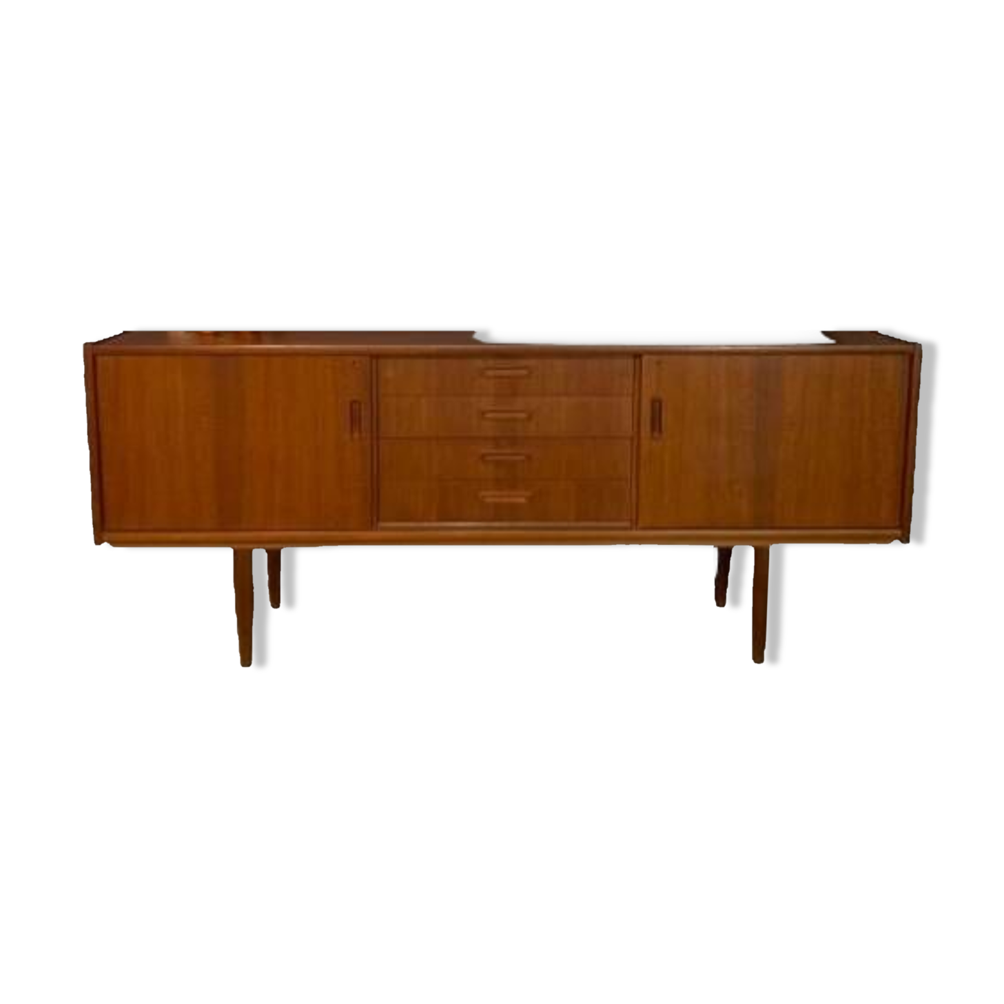 Vintage Scandinavian sideboard, vintage teak sideboard