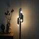 Metal floor lamp, Space Age, manufactured in Italy