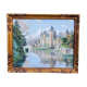 Watercolor Josselin Morbihan Brittany October 1933 CLAUDE MIRBEL