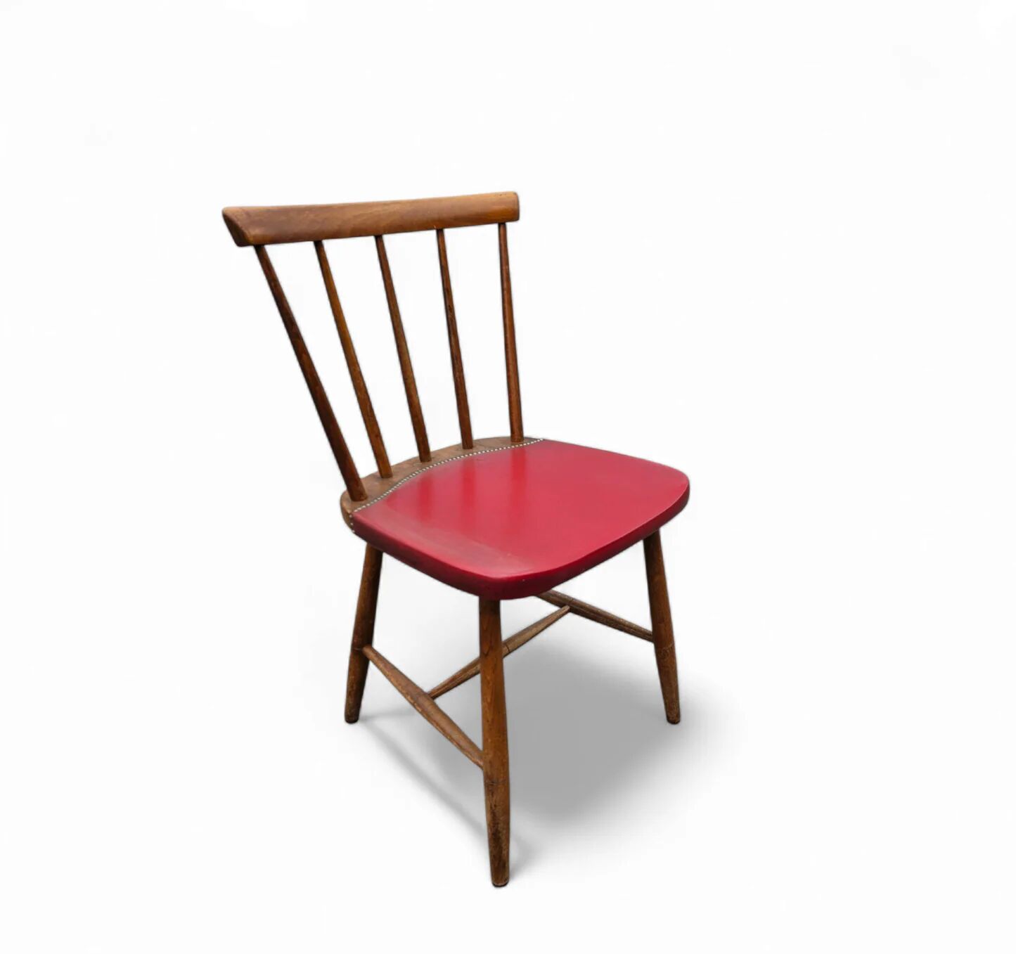 4 chaises à fuseaux des années 1960