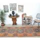 1970s Turkish orange wool runner rug 95x319