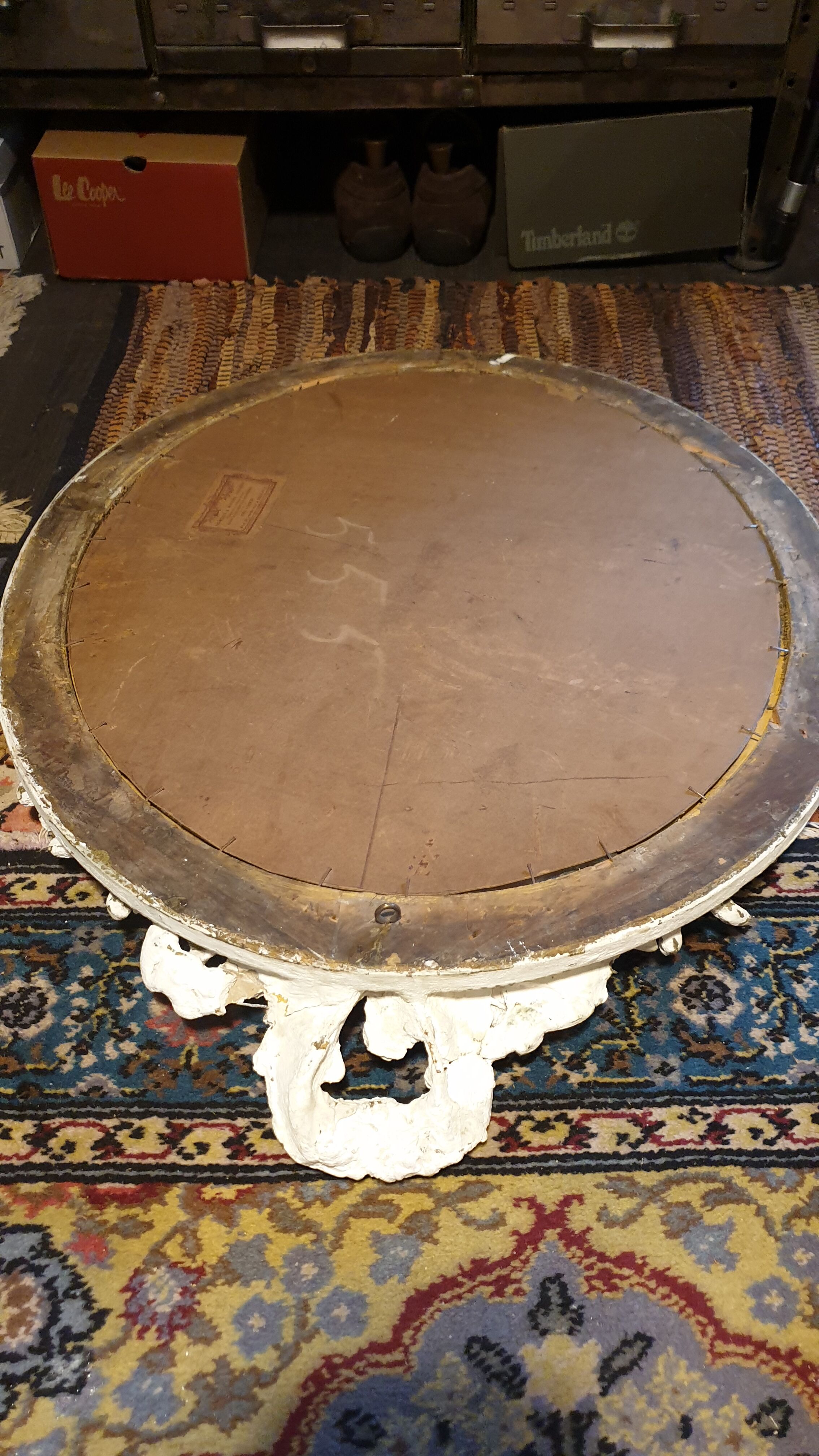 Miroir ovale Louis XVI 56x72cm