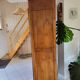 Antique solid cherry wood wardrobe