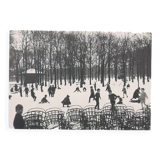 Photo de Edouard Boubat « Première neige, Jardin du Luxembourg 1955 »