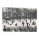 Photo reproduction by Edouard Boubat "First snow, Luxembourg Garden 1955"
