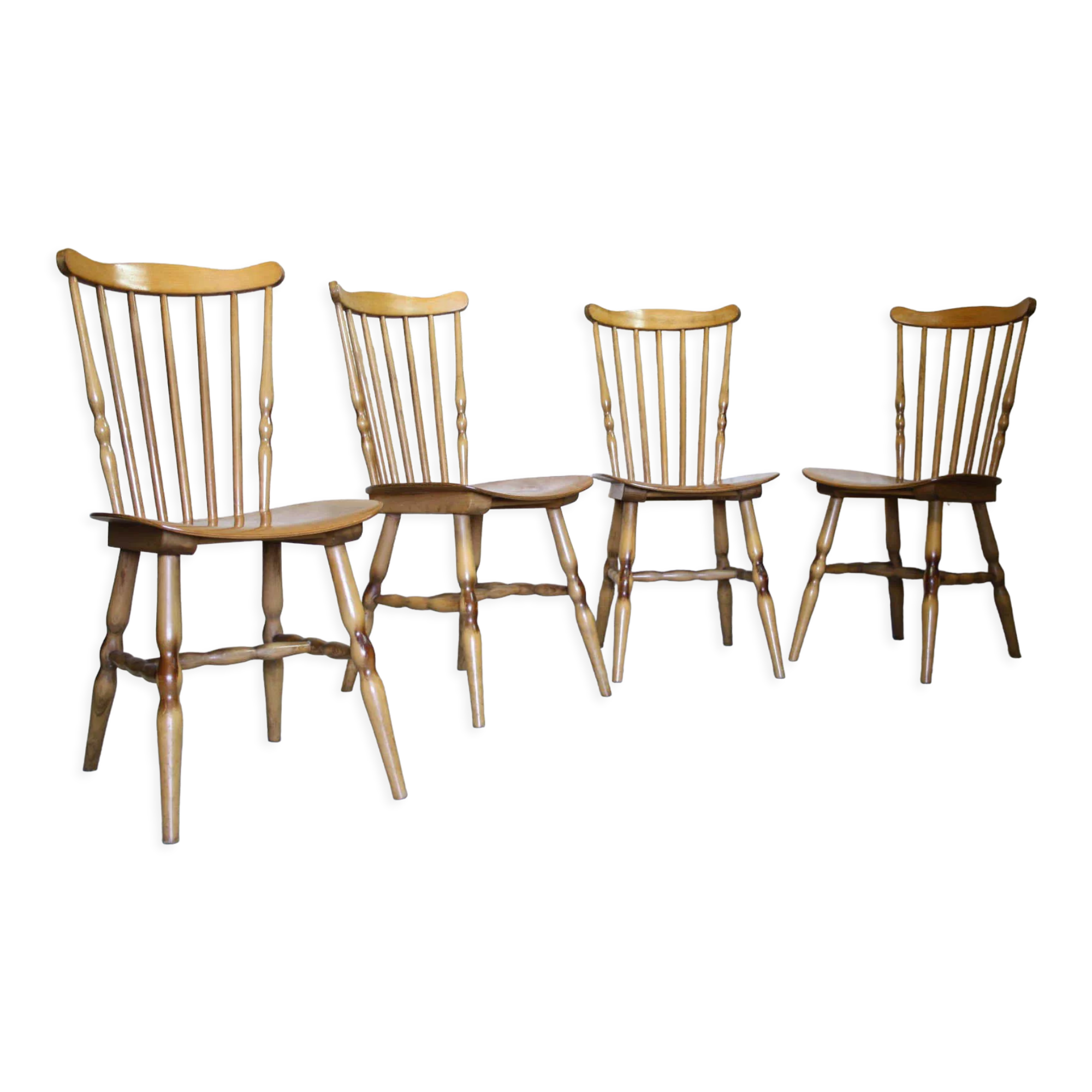 Four Baumann chairs model "Floride"