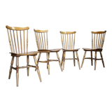Four Baumann chairs model "Floride"