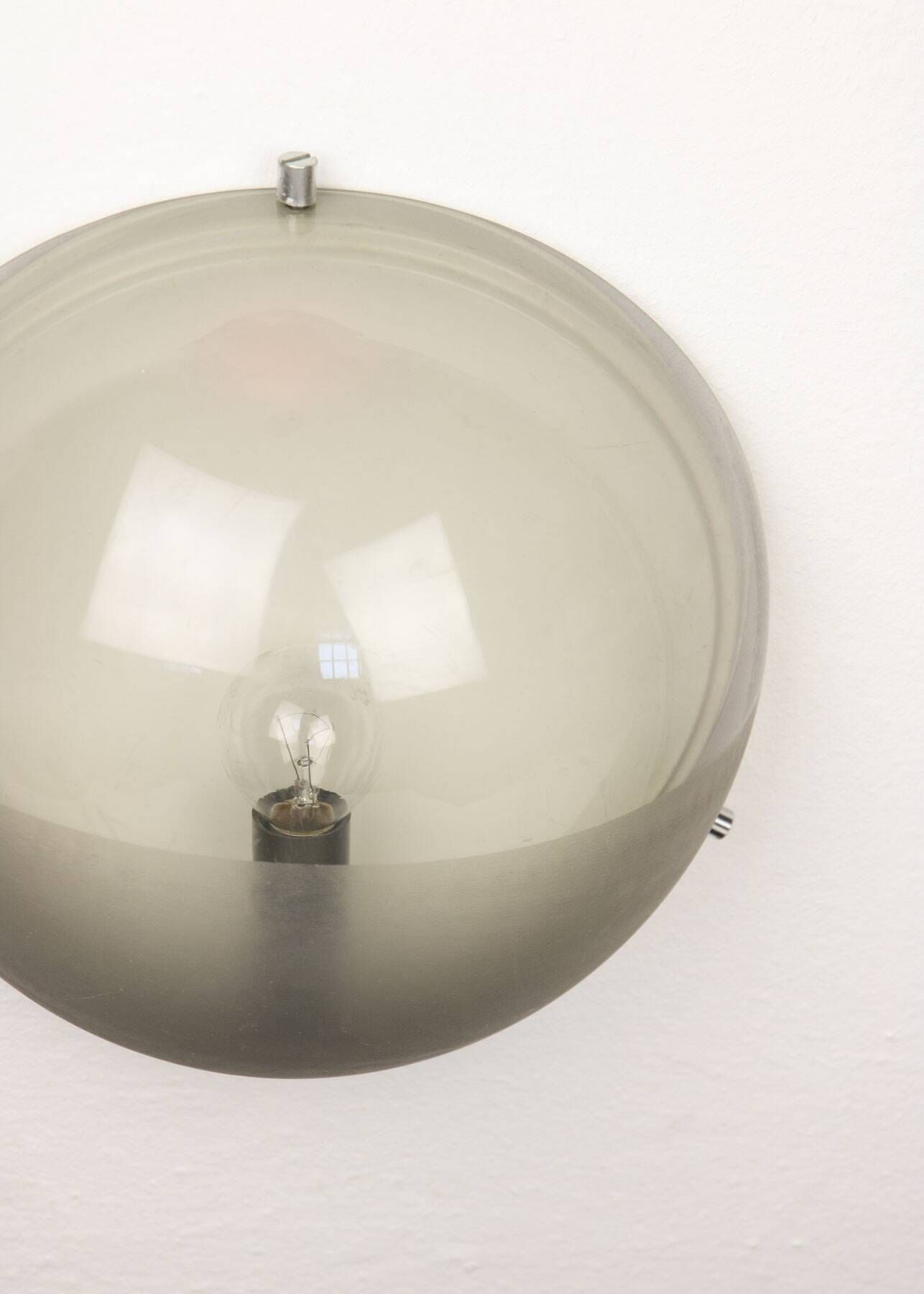 Mid-Century Italian Demi Sconce by Gio Ponti for Guzzini, 1970s