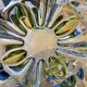 Two-tone Murano ashtray