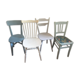 4 mismatched chairs