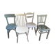 4 mismatched chairs