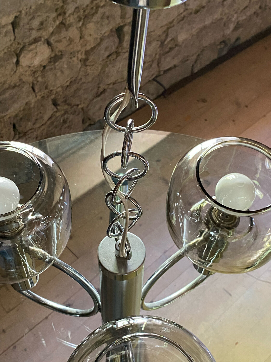 Space age pendant light