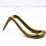 Vintage brass pipe holder