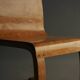 Alvar Aalto model no.21 chair with rare karelian birch seat, Finland 1930s