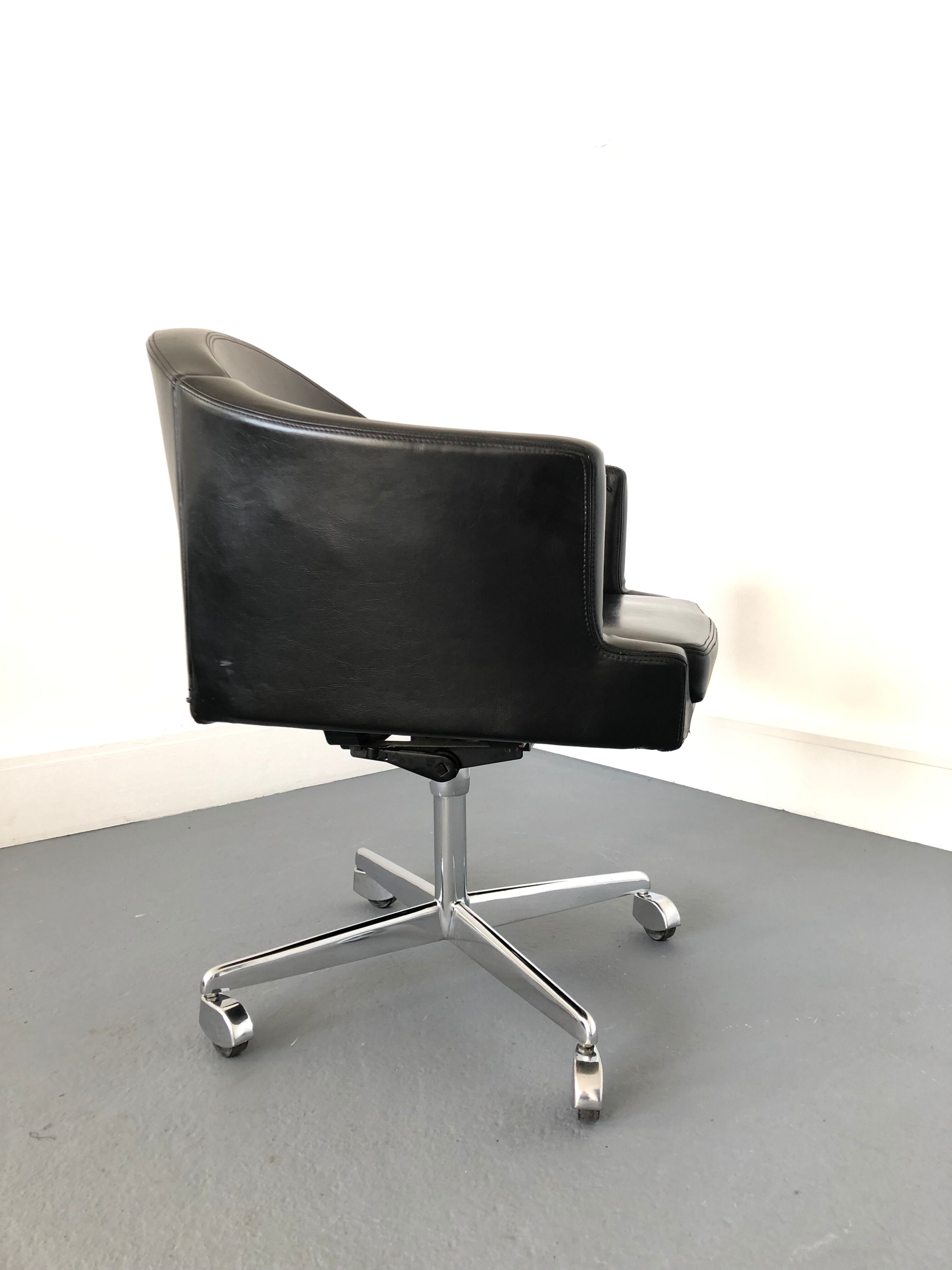 Chaise de bureau années 1970