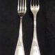 12 silver-plated metal forks by Félix Frères