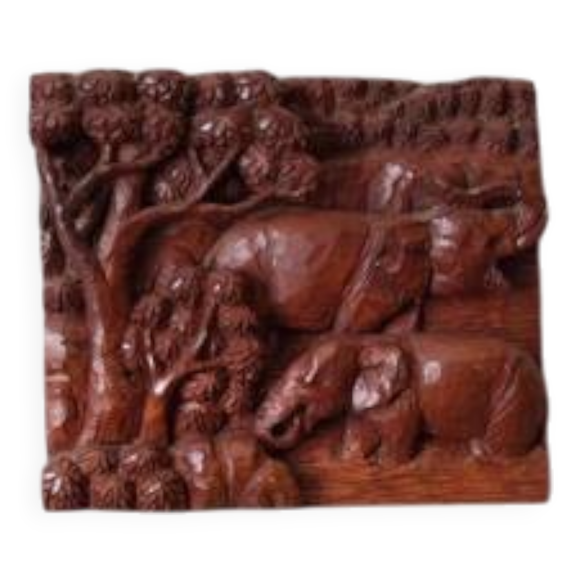 Wooden wall sculpture African art handcrafted ethnic tribal decoration