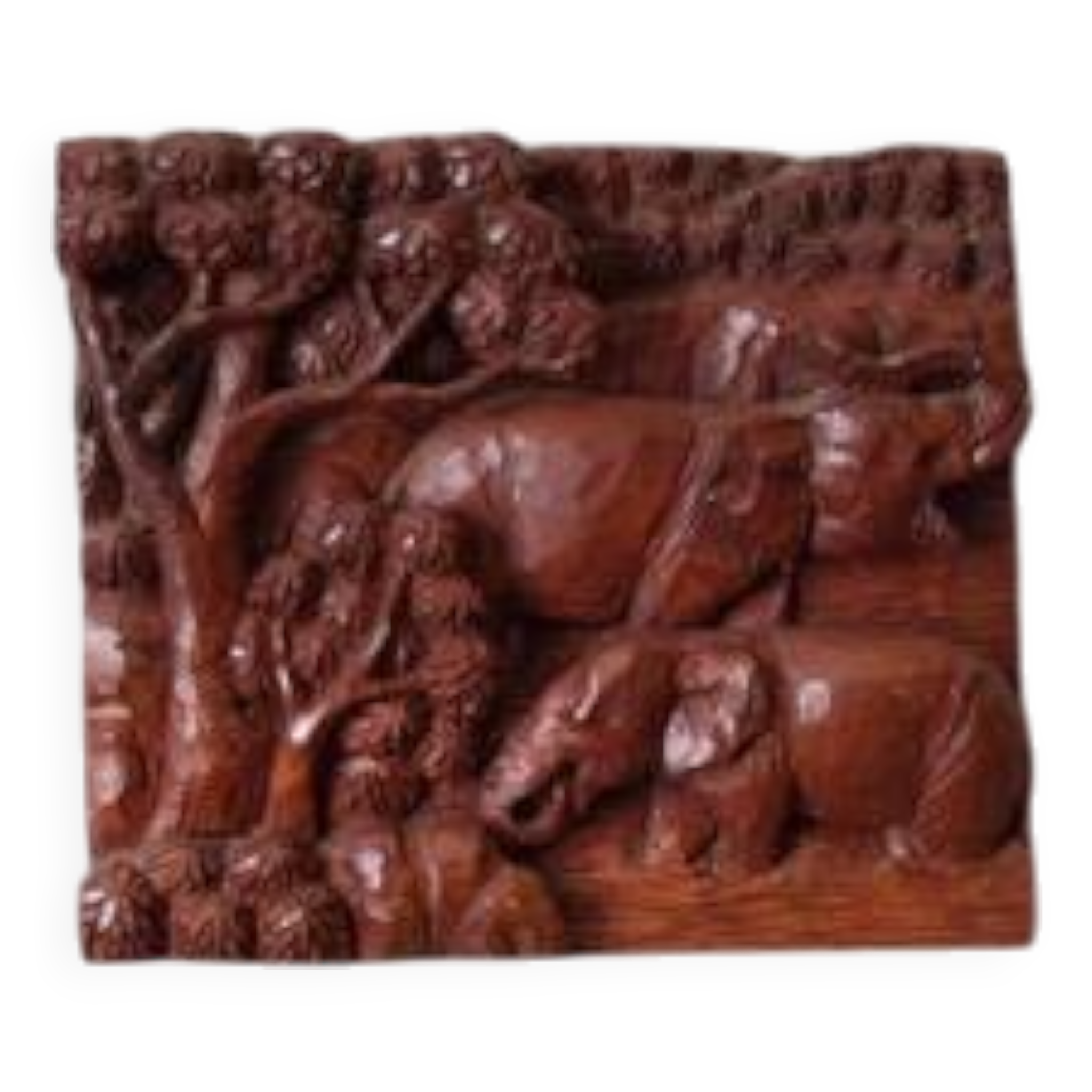 Wooden wall sculpture African art handcrafted ethnic tribal decoration
