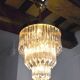 Lustre Venini 3 niveaux Italie 1970