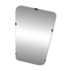 Asymmetric mirror with wood frame, 1960s