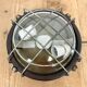 Black Industrial Cast Iron Wall or Ceiling Light from Elektrosvit, 1960s