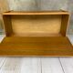 Wooden and wicker box/bench