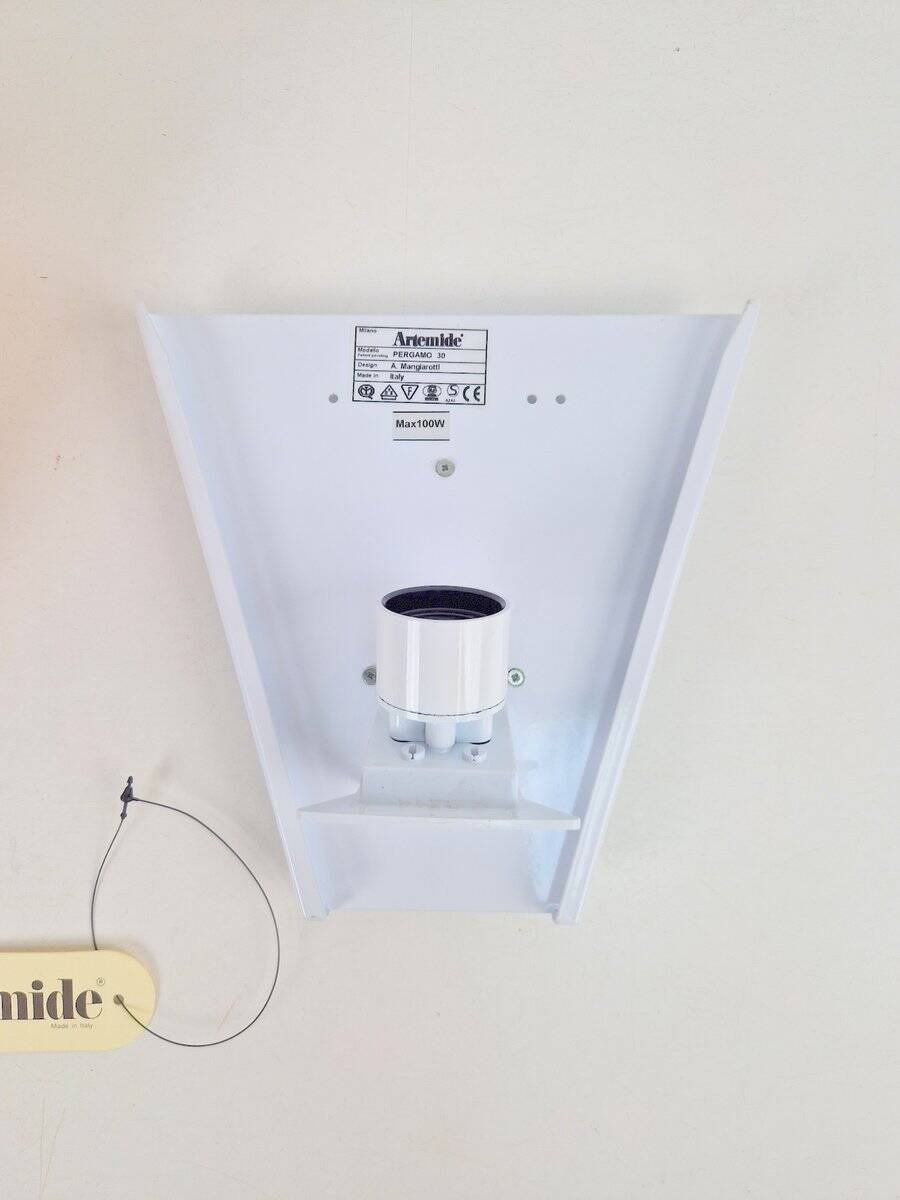 Vintage Pergamo 30 Wall Lamp by A. Mangiarotti for Artemide, Italy, 1980s