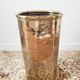 Italian brass hammered umbrella stand 1970-80