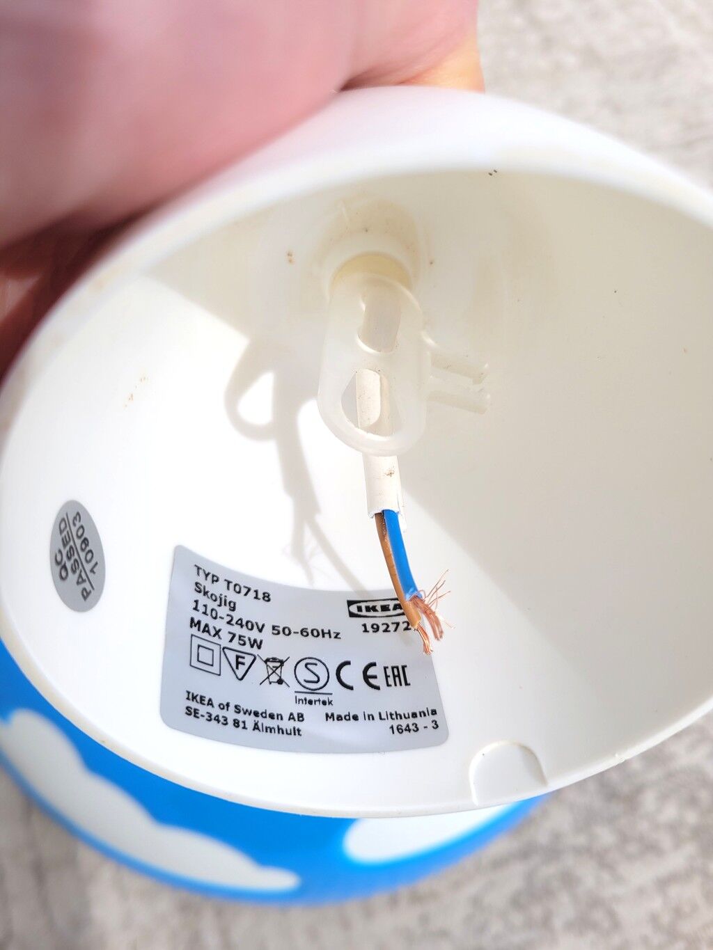 IKEA Skojig cloud lamp ceiling pendant