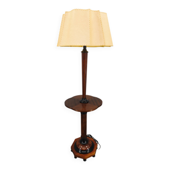 Art Deco floor lamp with table, Sweden, 1940s