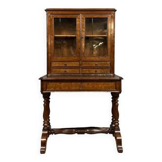 Furniture forming office and exhibition showcase period Mahogany restoration