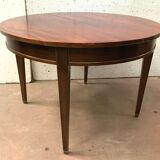 Louis XVI style round table in MAHOGANY XX century