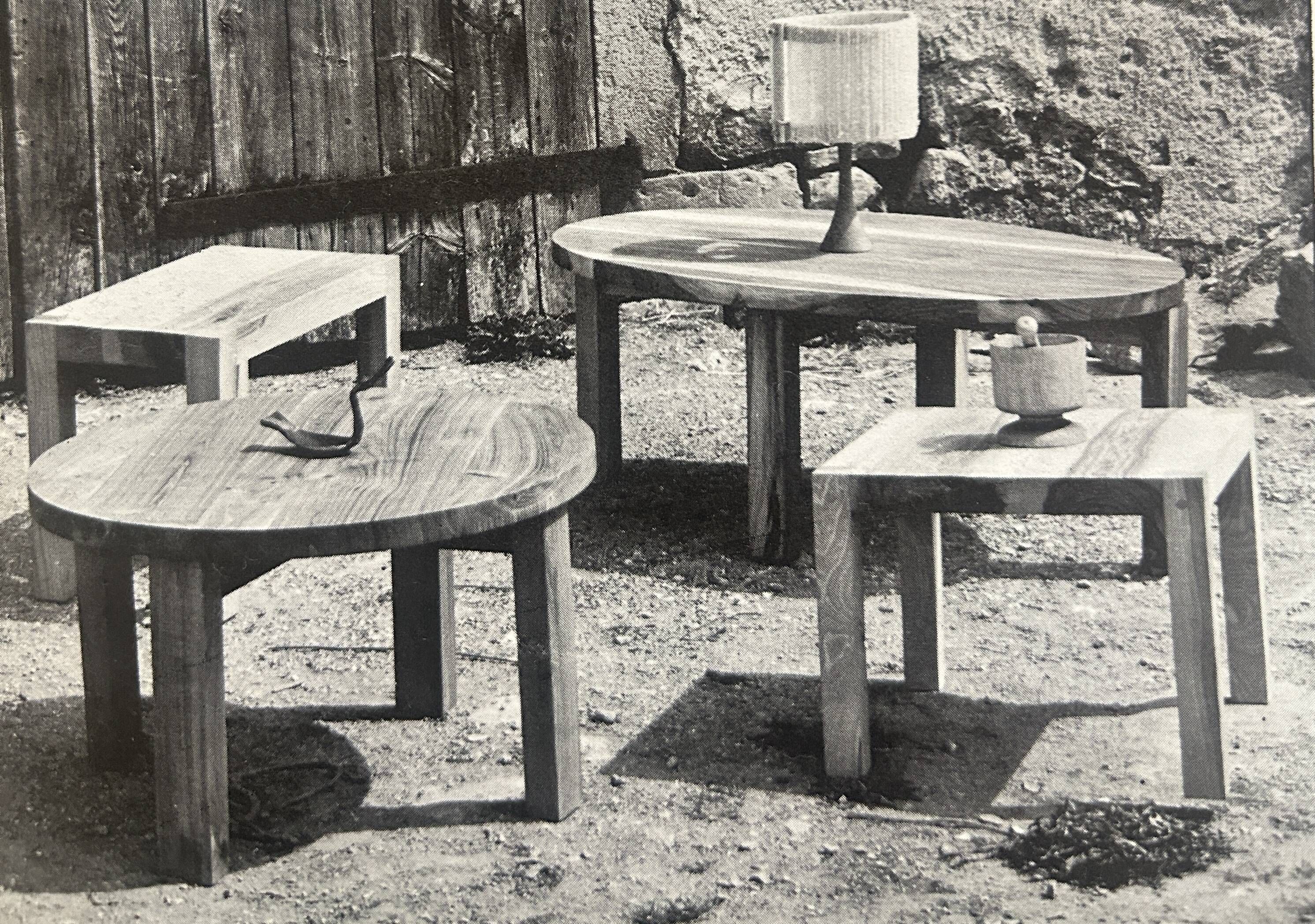 Coffee table Artisans & Paysans de Lozère Jean Touret 1950
