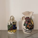 Glazed terracotta pitcher from the 1950s.