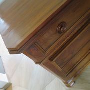 Rare - Pretty old chest of drawers with 4 drawers and 3 locks - In walnut - 1930