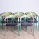 Lot de 8 chaises, années 1980