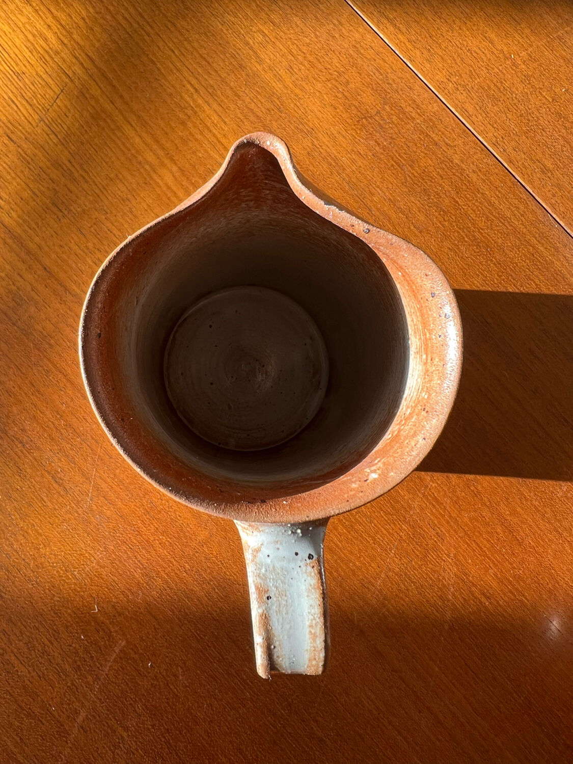 Handmade earthen pottery jug jug