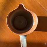 Handmade earthen pottery jug jug