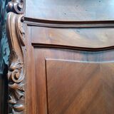 Rococo library in walnut