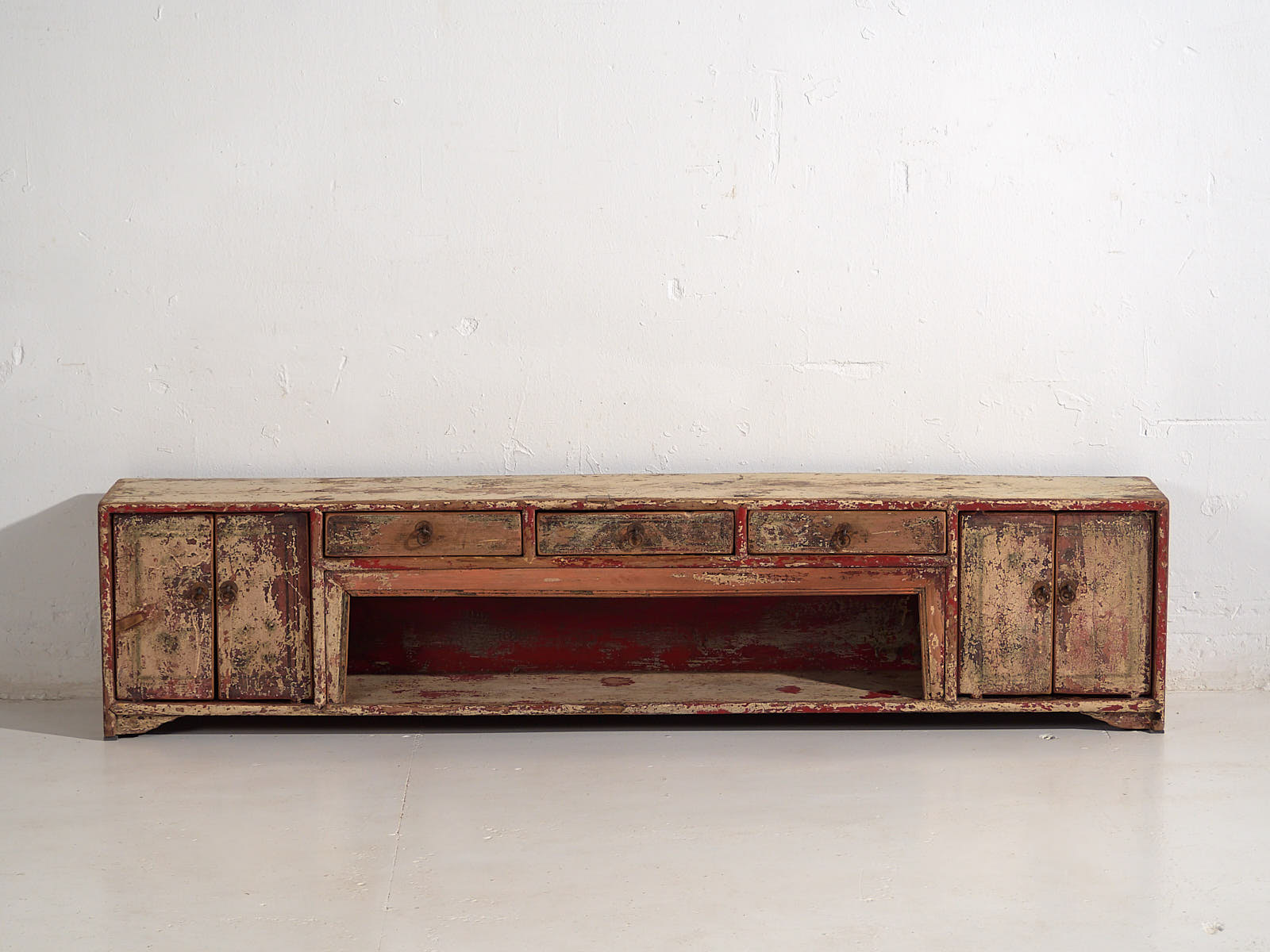 Antique Wabi Sabi Style TV Cabinet (c.1900)